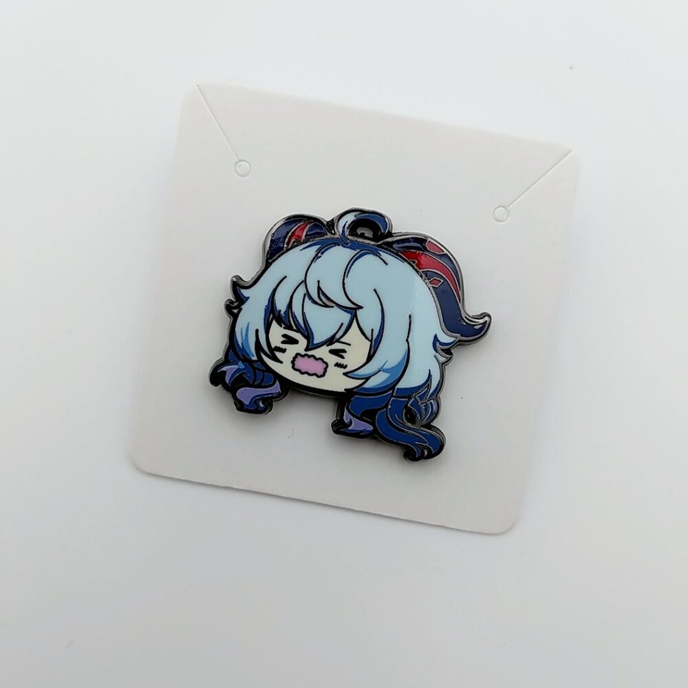 Genshin Impact Cute Ganyu Chibi Gamer Enamel Pin